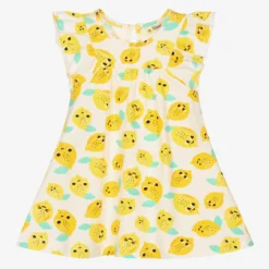 The Bonnie Mob Organic Cotton Lemon Dress