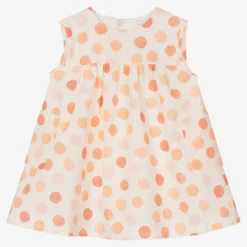 Wedoble Ivory & Pink Cotton Dress