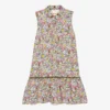 Zadig & Voltaire Zadig&Voltaire Teen Girls Pink Floral Logo Dress
