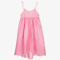 Zadig & Voltaire Zadig&Voltaire Teen Girls Pink Silk Dress